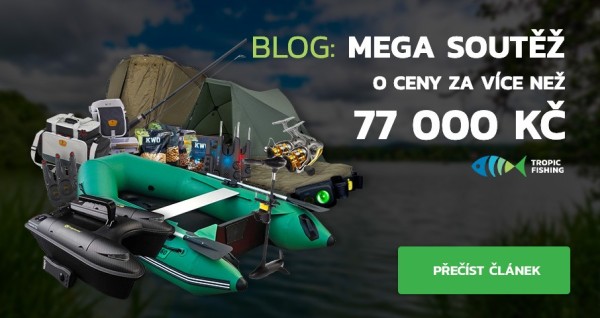 Největší rybářská MEGA SOUTĚŽ o ceny za téměř 77 000 Kč