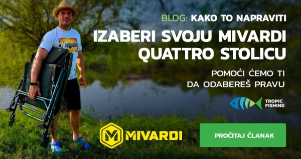 Odaberite svoju ribolovnu stolicu iz obitelji Mivardi Quattro