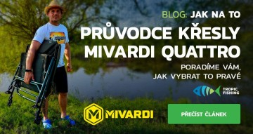 Vyberte si své rybářské křeslo z rodiny Mivardi Quattro