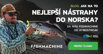 Chytejte jako profíci: Proč jsou nástrahy Fishmachine od Rybostroje to nejlepší, co můžete vzít do Norska?