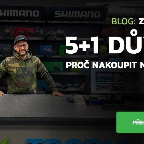5+1 důvodů, proč nakupovat na Tropic Fishing 5+1 důvodů, proč nakupovat na Tropic Fishing