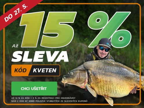 SLEVA až 15 % jen do 27. 5. 🔥