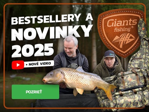 Bestsellery a novinky Giants Fishing skladom