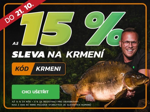 SLEVA až 15 % na krmení