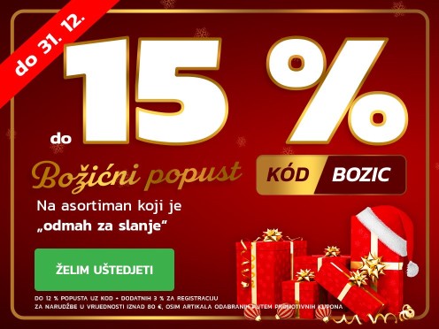 BOŽIĆNI POPUST do 15%