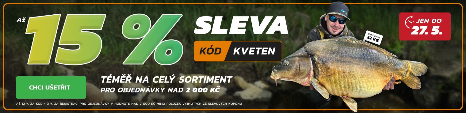 SLEVA až 15 % jen do 27. 5. 🔥