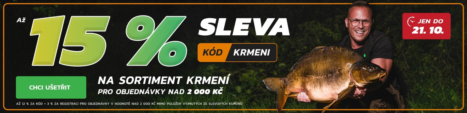 SLEVA až 15 % na krmení