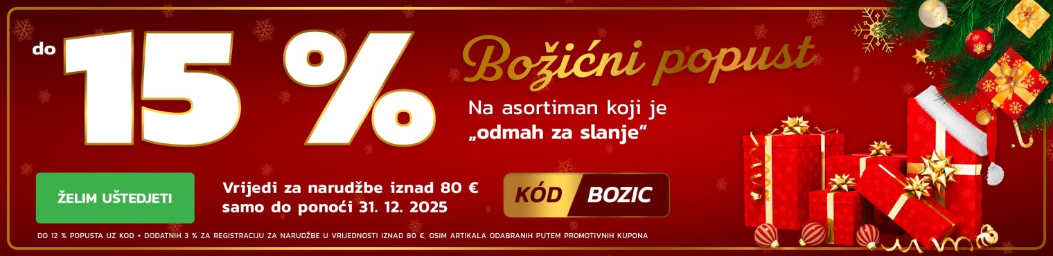 BOŽIĆNI POPUST do 15%