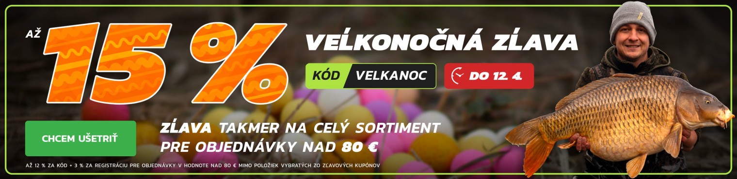 Veľkonočná ZĽAVA až 15 %