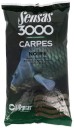 Krmení Sensas 3000 Carpes 1kg (Noir - Zimní Černé)