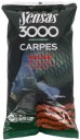 Krmení Sensas 3000 Carpes 1kg (Rouge - Červené)