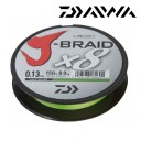 Pletená Šňůra Daiwa J-Braid 8 Chartreuse 150m 0,13mm/8kg