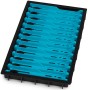 12kom - Motovilo Matrix Shallow Drawer Winder Tray 13cm Light Blue