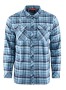 Flanelna košulja Grundéns Dungeness Seawool Flannel Shirt Captain's Blue