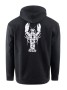 Hoodica Grundéns Eat Your Words DWR HD Hoodie Black Lobster Graphic