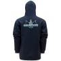 Hoodica Grundéns Logo boat Hoodie Dark Navy