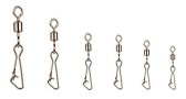 Karabinka s Obratlíkem Delphin Rollings Swivel with Hooked snap