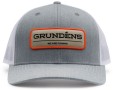 Kšiltovka Grundéns We Are Fishing Trucker Heather Grey/White
