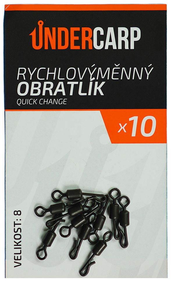 10 kom - Rola za brzo promijenjanje UnderCarp Quick Change Veličina 8