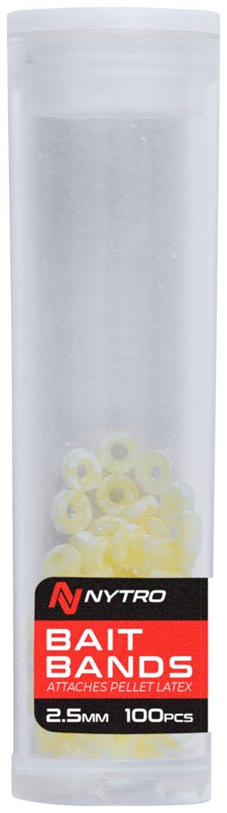 100ks - Latexové Krúžky Nytro Latex Bait Bands 2,5mm