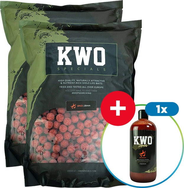 10kg Boilies KWO Spice Special 15mm + Booster BESPLATNO