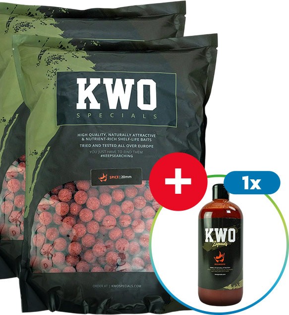 10kg Boilies KWO Spice Special 24mm + Booster BESPLATNO
