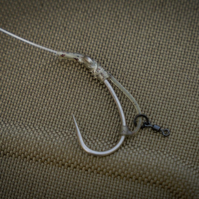 10kom - Adapteri Avid Carp Outline FleckTone D-Rig Kicker