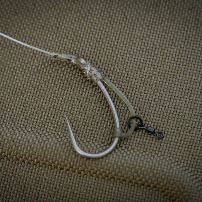 10kom - Adapteri Avid Carp Outline FleckTone D-Rig Kicker