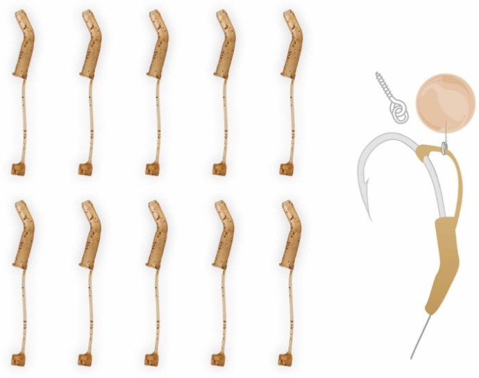 10kom - Adapteri Zfish D-Rig Kickers