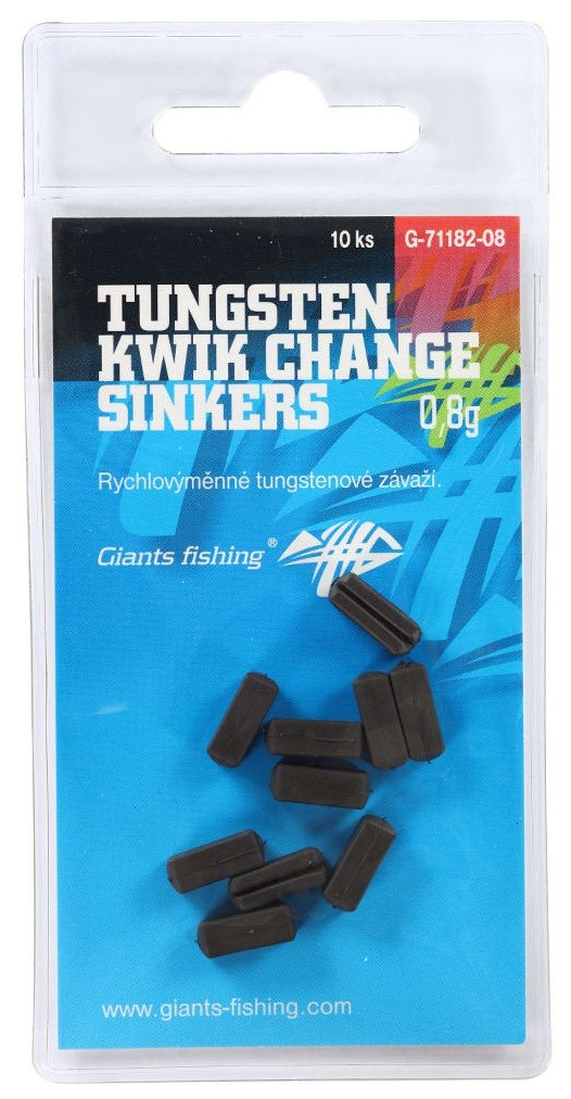 10kom - Brzoizmjenjiva Olova Giants Fishing Tungsten Kwik Change Sinkers