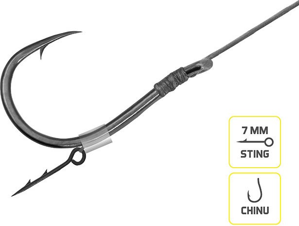 10kom - Feeder predvez Delphin Braided Sting Chinu