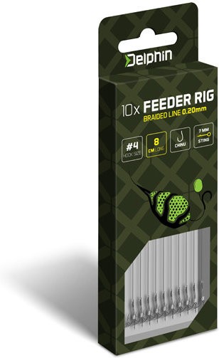10kom - Feeder predvez Delphin Braided Sting Chinu