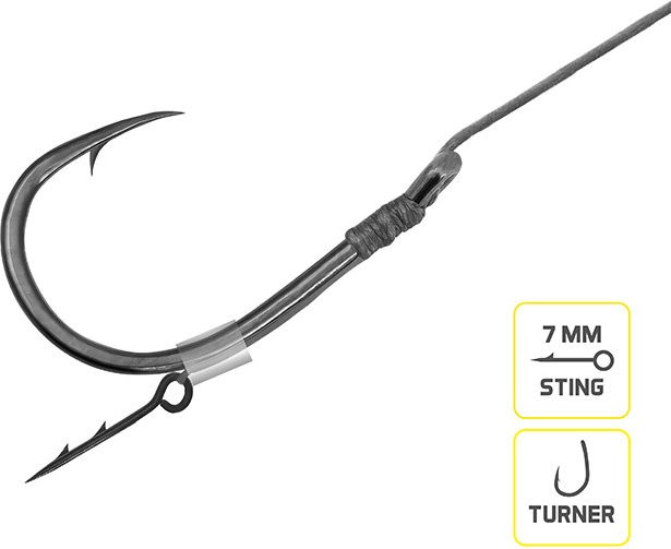 10kom - Feeder predvez Delphin Braided Sting Turner