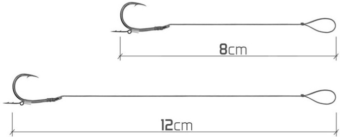10kom - Feeder predvez Delphin Braided Sting Turner