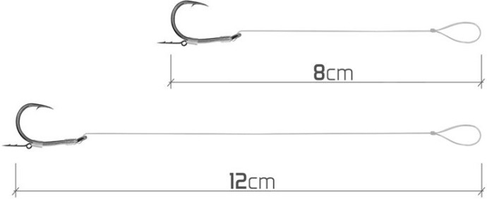 10kom - Feeder predvez Delphin Fluoro Sting Turner