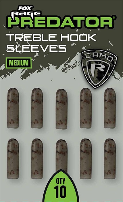 10kom - Gumene navlake Rage Predator Camo Treble Hook Sleeves 10kom