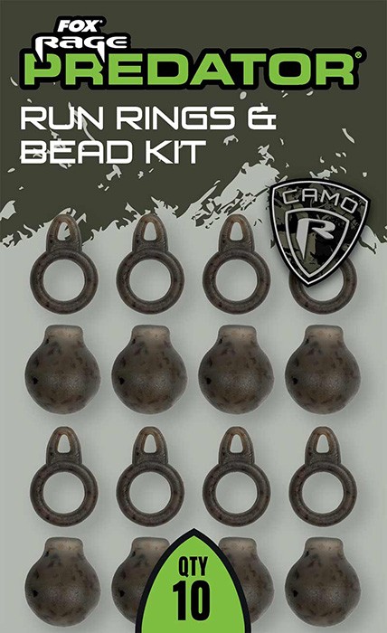 10kom - Gumene perlice i prstenovi Rage Predator Camo Run Rings & Bead Kit