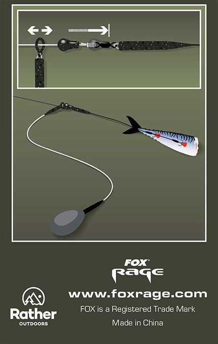 10kom - Gumene perlice i prstenovi Rage Predator Camo Run Rings & Bead Kit