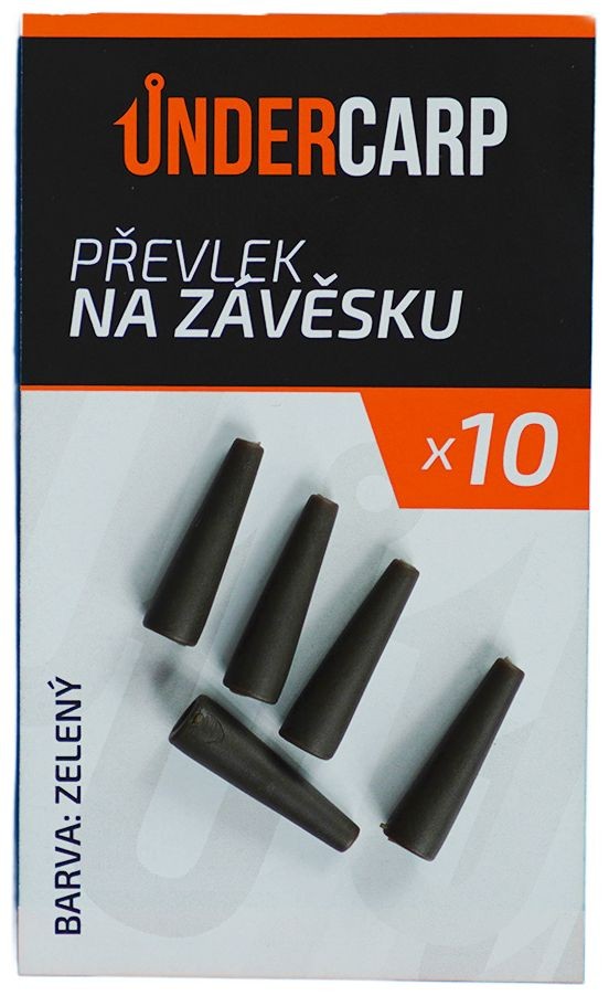 10kom - Gumeni konus za kopču UnderCarp zeleni