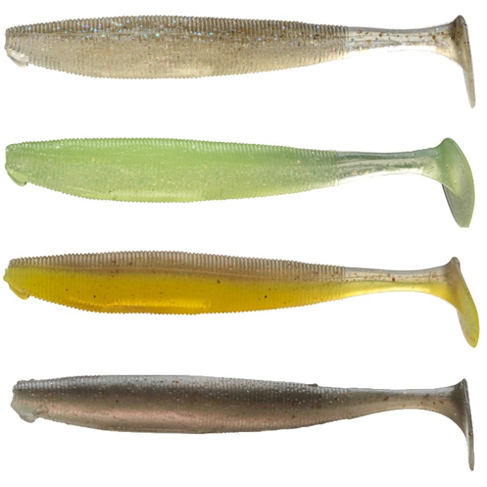 10kom - Gumeni Mamac Daiwa Steez Stirring Shad 5,3cm 1,2gr