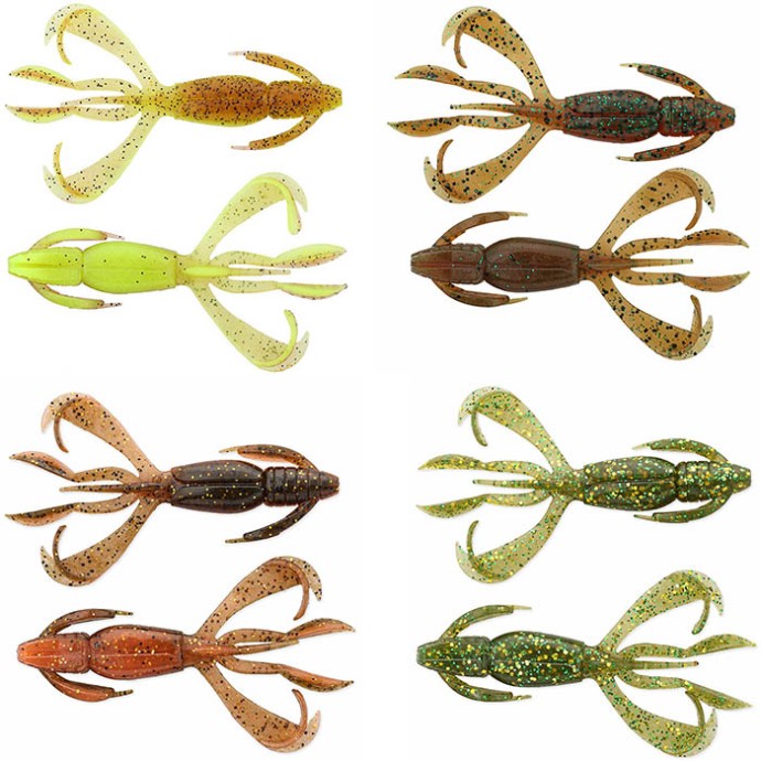 10kom - Gumeni Mamac Keitech Crazy Flapper 2,4" 6,2cm 2,1gr