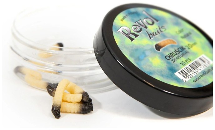 10kom - Gumeni Mamac Revol Baits Caddis Larva 20mm