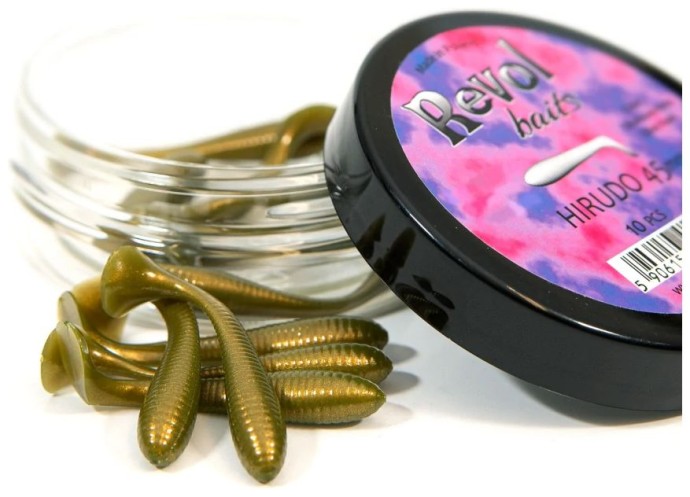 10kom - Gumeni Mamac Revol Baits Hirudo 45mm Sýr-Česnek