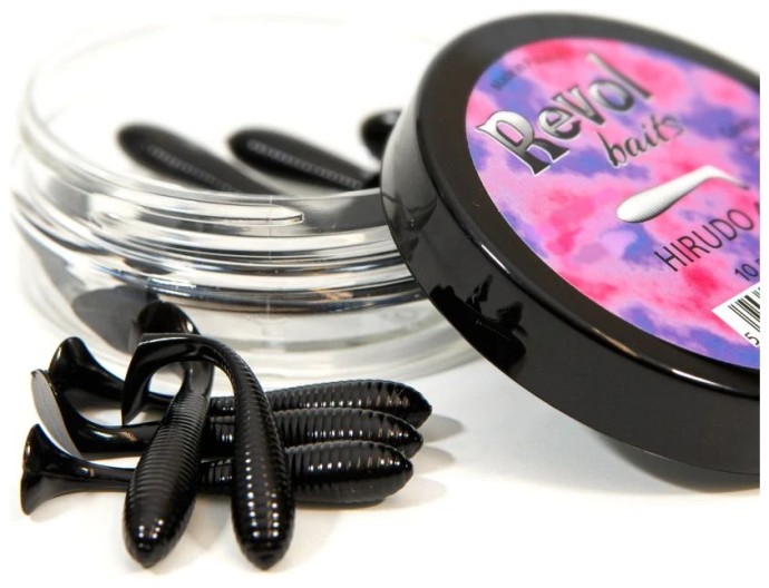 10kom - Gumeni Mamac Revol Baits Hirudo 45mm Sýr-Česnek