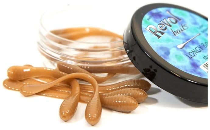 10kom - Gumeni Mamac Revol Baits Longi 80mm Krevetka