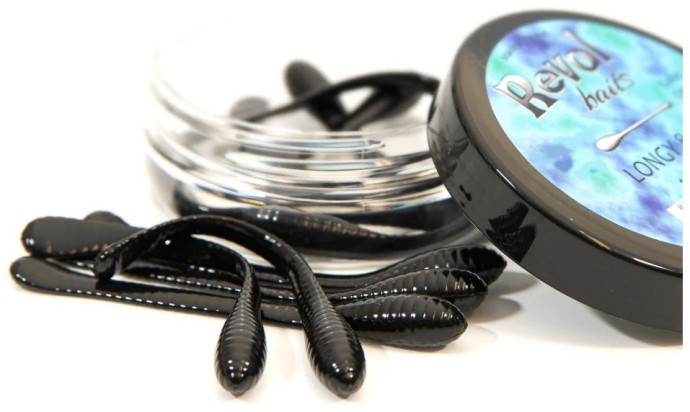 10kom - Gumeni Mamac Revol Baits Longi 80mm Sýr-Česnek