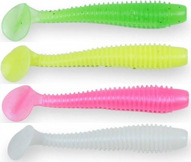 10kom - Gumeni Mamac Yaccuza Groover Fish 6,5cm 2,6gr