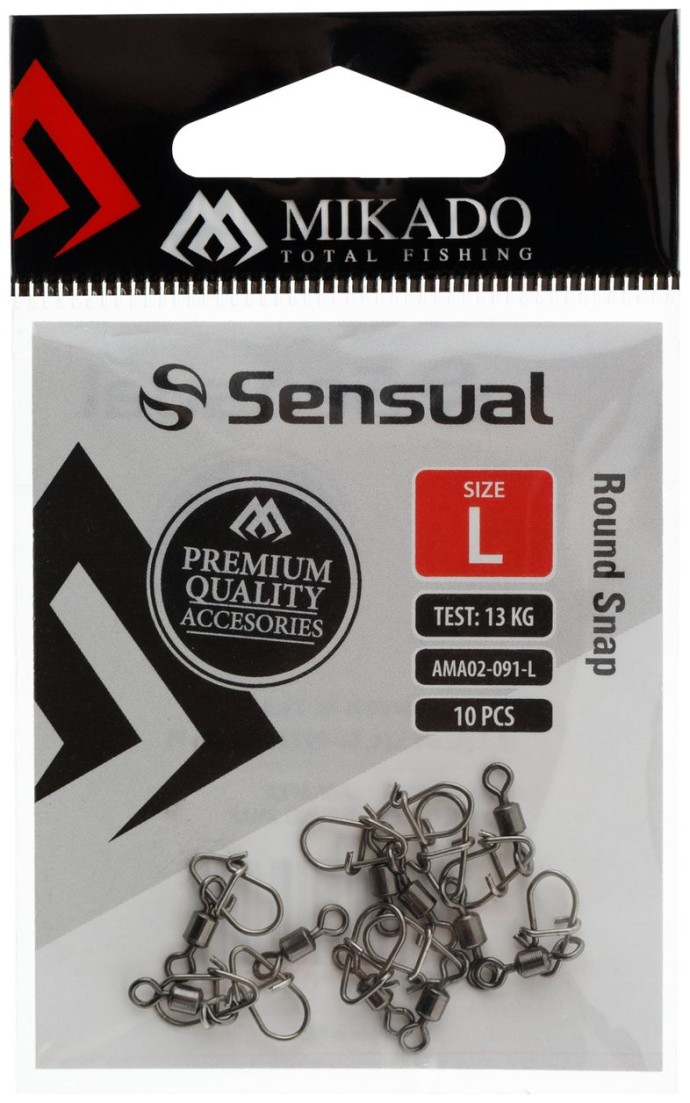 10kom Kopča Mikado Round Snap S Vrtilicom