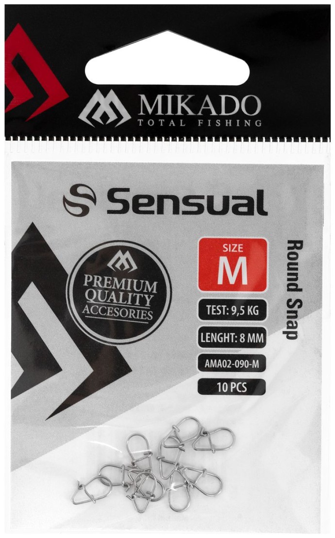 10kom - Kopča Mikado Round Snap