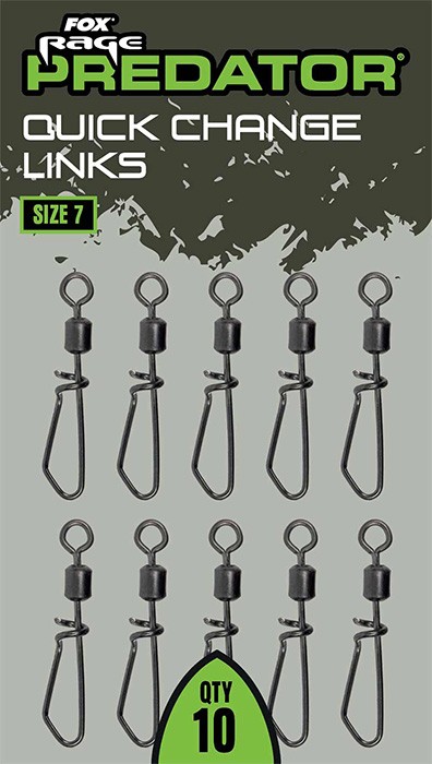 10kom - Kopča s Vrtilicom Rage Predator Quick Change Links